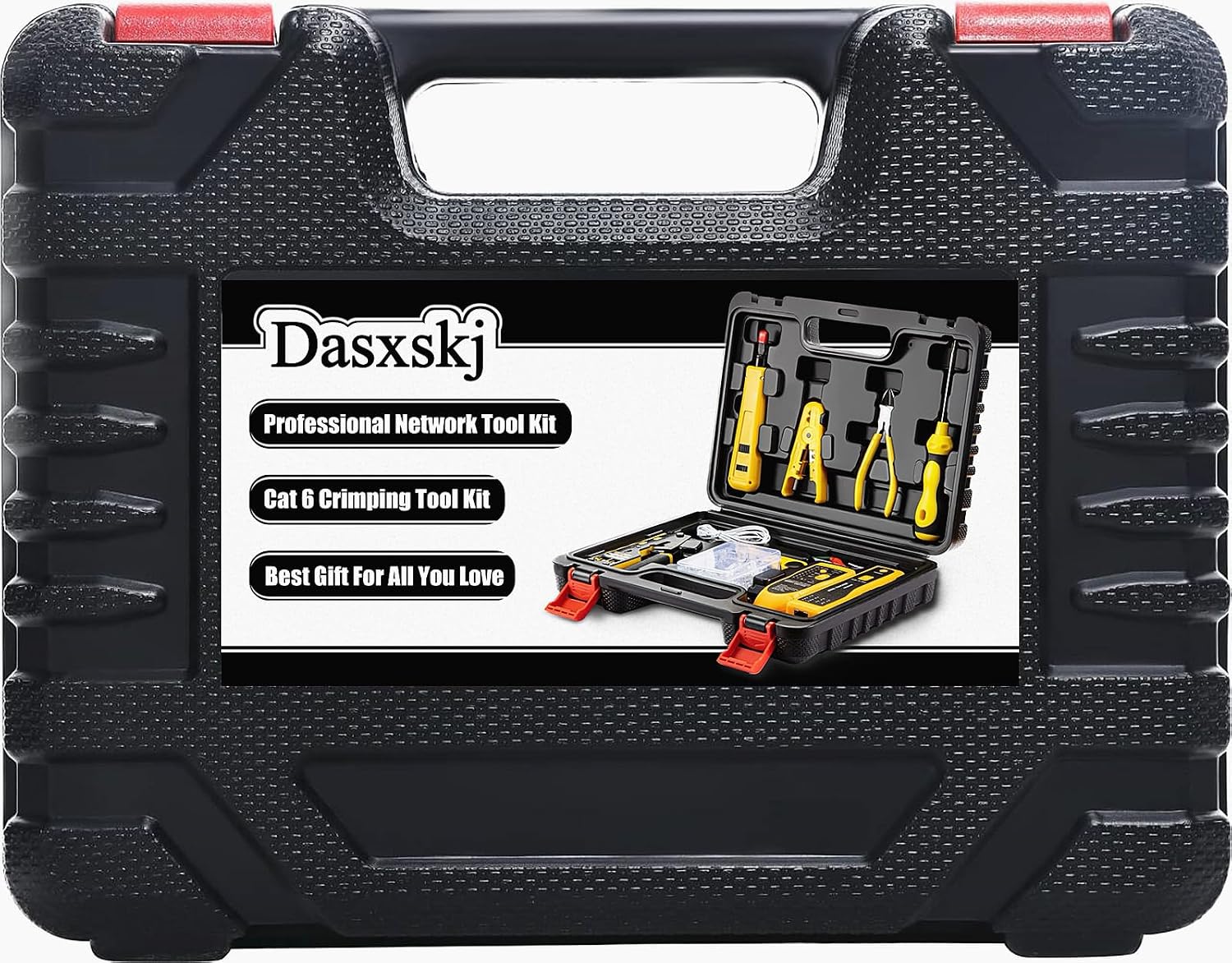 Dasxskj pass-through RJ45 crimp tool kit